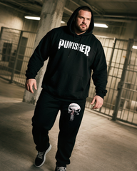 The Punisher Men's Big&Tall Hoodie Two-Piece Set