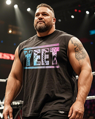 YEET Men's 100% Cotton Big & Tall Sleeveless T-Shirt