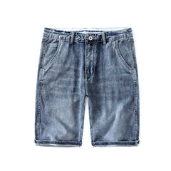 Plus Size Men's Minimalist Summer Knee Jeans
