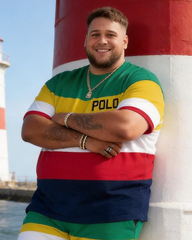 Men's Simple Vacation Big and Tall Size T-Shirt & Shorts