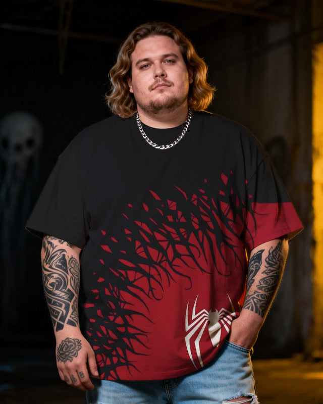 Spider Men's Plus Size Short Sleeve T-Shirt