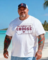 THE FAMILY YOU CHOOSE Men's Plus Size Short Sleeve T-Shirt