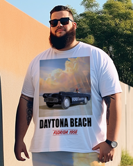 1956 Daytona Beach Thunderbird T-Shirt und Shorts für Herren in Übergröße 