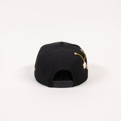 NEW ERA EXCLUSIVE A-FRAME BLACK ARIZONA DIAMONDBACKS SNAPBACK W/ 2001 WORLD CHAMPIONS SIDE PATCH
