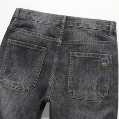 Jean décontracté en relief pour hommes de grande taille, pantalon en denim de printemps 