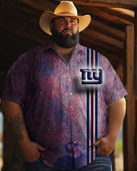 Chemise à manches courtes grande taille pour homme 