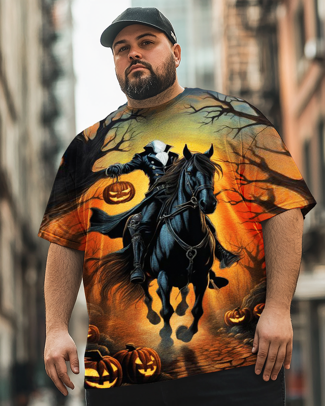 T-shirt grande taille pour homme Le Cavalier sans tête