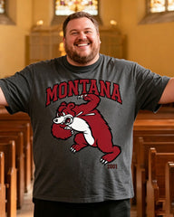 Montana Griz Men's Plus Size Short Sleeve T-Shirt