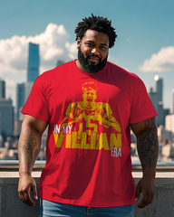 Champions Print Men's Plus Size Short Sleeve T-Shirt