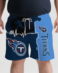 Sports Men's Big & Tall Sleeveless Shorts Two-piece