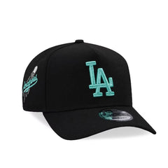 NEW ERA LOS ANGELES DODGERS BLACK TIFFANY PRIME EDITION A FRAME SNAPBACK CAP