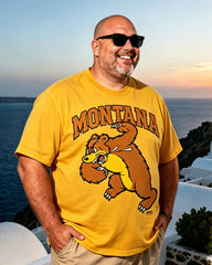 Montana Griz Men's Plus Size Short Sleeve T-Shirt