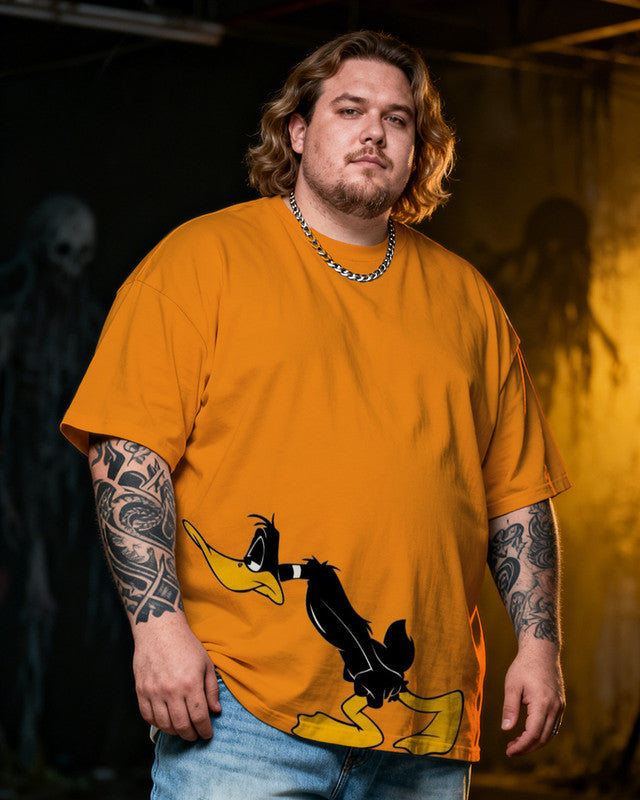 Daffy Duck Men's Plus Size Short Sleeve T-Shirt