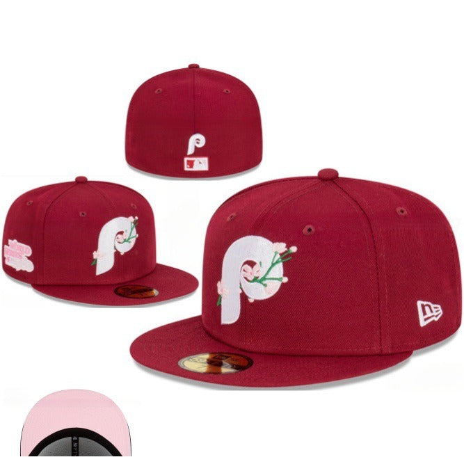 New MLB Embroidered Baseball Caps ,Fully Closed Baseball Caps
