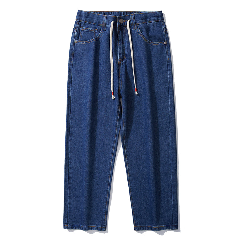 Pantalon baggy hip-hop grande taille pour homme, pantalon large en denim style skateur, jean à la cheville 
