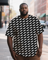 TRU Print Men's Plus Size Short Sleeve T-Shirt