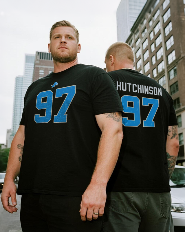 Aidan Hutchinson Men's Big & Tall Short Sleeve T-Shirt