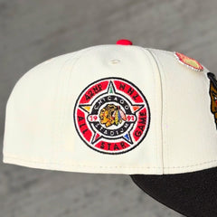 NEW ERA CHICAGO BLACKHAWKS ALL STAR GAME 1991 CHROME EMBROIDERED CASUAL BASEBALL CAP