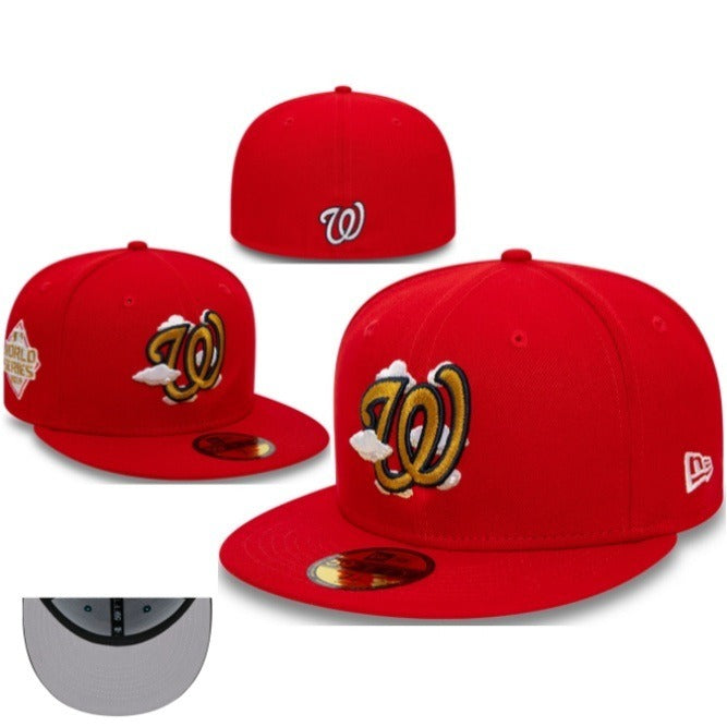 New MLB Embroidered Baseball Caps ,Fully Closed Baseball Caps
