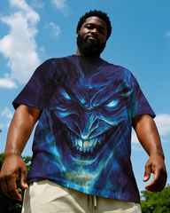 THE JOKER Men's Plus Size Short Sleeve T-Shirt