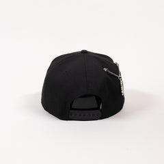 NEW ERA EXCLUSIVE A-FRAME BLACK ATLANTA BRAVES SNAPBACK W/ 2000 ALL STAR GAME SIDE PATCH