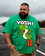 Yoshi Men's Plus Size Short Sleeve T-Shirt