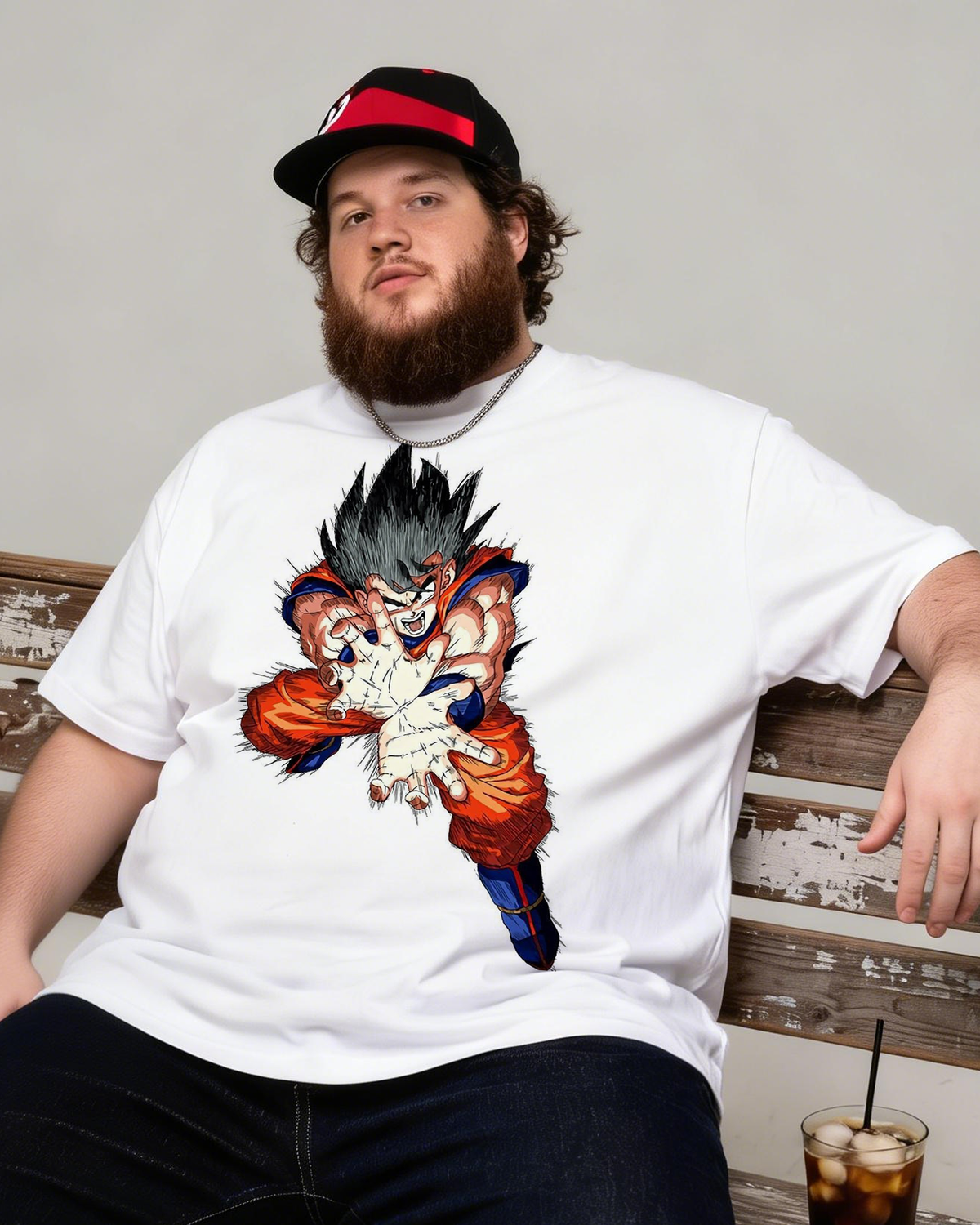 Men's Goku Big & Tall Short Sleeve T-Shirt