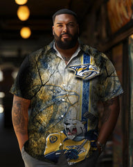 Men's  Plus Size Short Sleeve Shirt