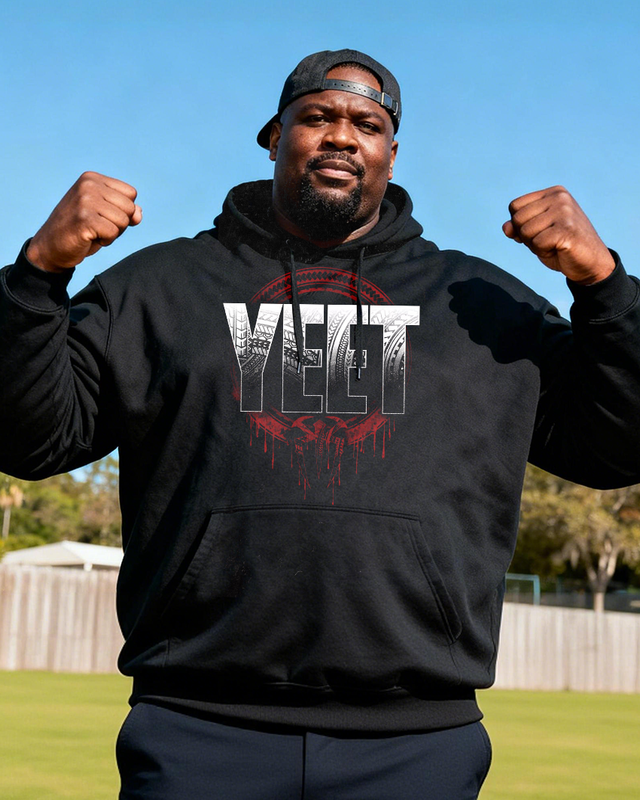 YEET Men's Cotton Big & Tall Hoodie