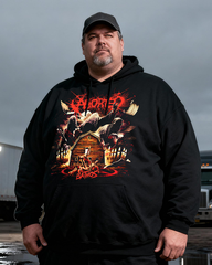 ABORTED Men's Cotton Big & Tall Hoodie