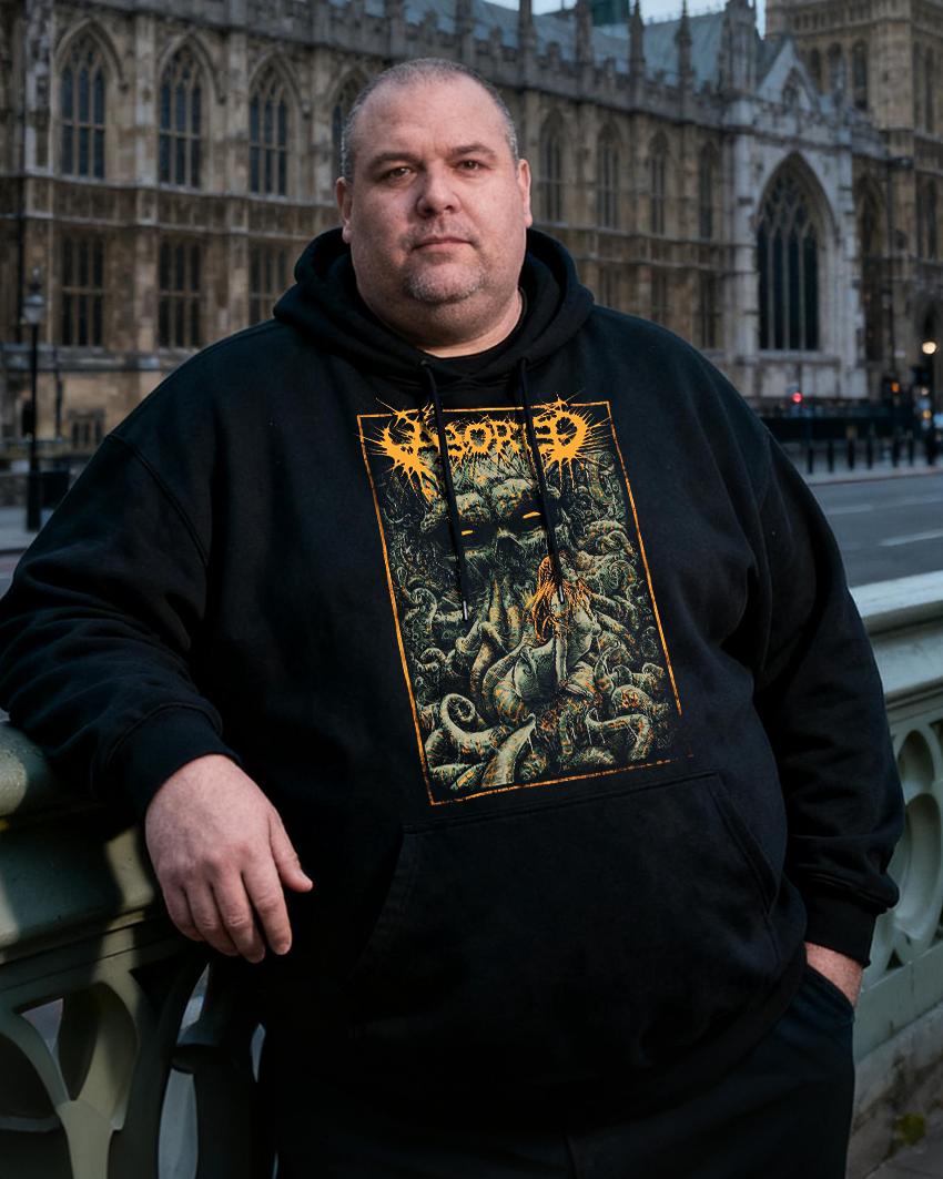 ABORTED Men's Cotton Big & Tall Hoodie