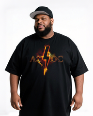 AC/DC Men's Plus Size Short Sleeve T-Shirt