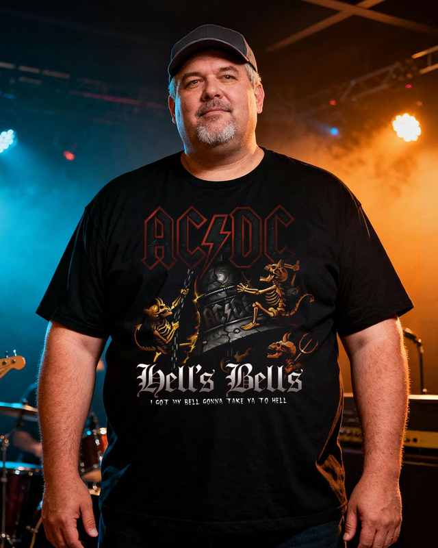 ACDC Men's Cotton Big & Tall T-shirt