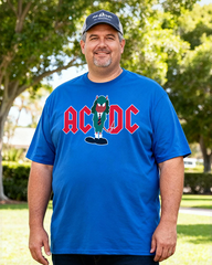 ACDC Art1 Men's Cotton Big & Tall T-shirt