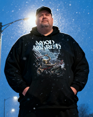 AMON AMART Men's Cotton Big & Tall Hoodie