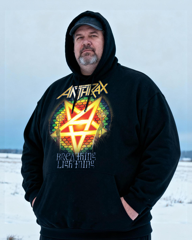 ANTHRAX Men's Cotton Big & Tall Hoodie