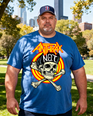 ANTHRAX Art2 Men's Cotton Big & Tall T-shirt