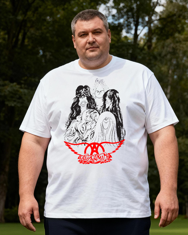 Aero Smith 1 Men's Cotton Big & Tall T-shirt