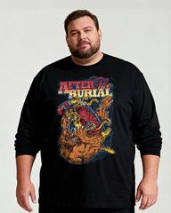 After the Burial Men's Big & Tall Long Sleeve Cotton T-Shirt
