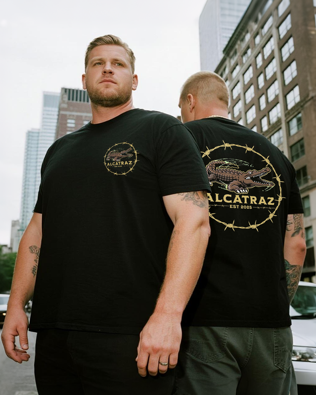Men's Alligator Alcatra Big & Tall 100% Cotton T-Shirt