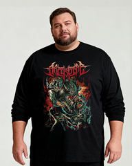 Archspire Men's Big & Tall Long Sleeve Cotton T-Shirt