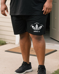 Area 51 from Ript Men's Plus Size T-Shirt & Shorts Suit