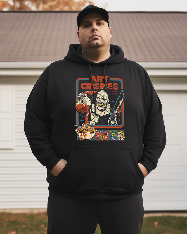 Men's Spencer’s Terrifier Art Crispies Cotton Big & Tall Hoodie