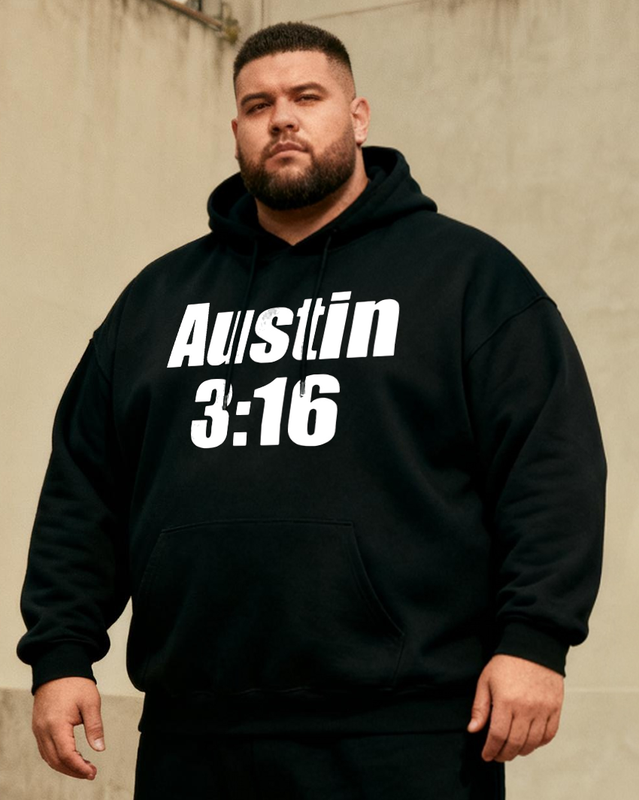 Austin 3:16 Men's Cotton Big & Tall Hoodie