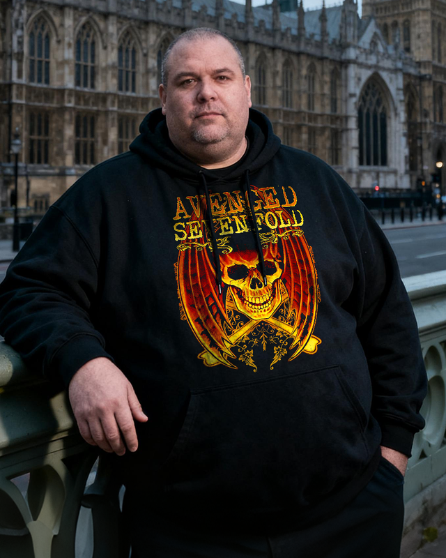 Avenged Sevenfold Men's Cotton Big & Tall Hoodie
