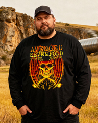 Avenged Sevenfold Men's Big & Tall Long Sleeve Cotton T-Shirt