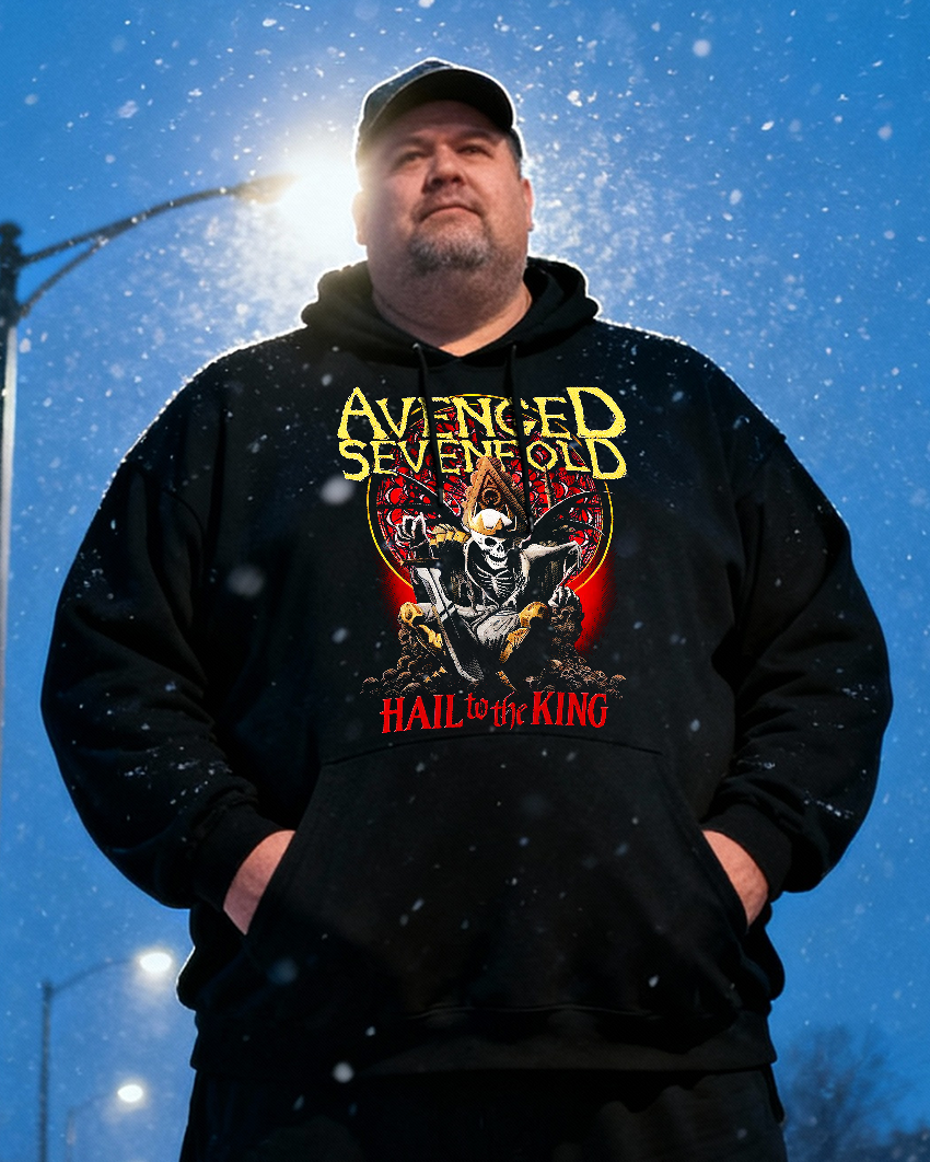 Avenged Sevenfold Men's Cotton Big & Tall Hoodie
