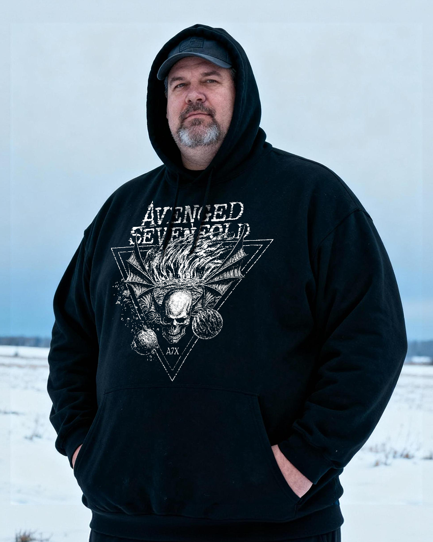 Avenged Sevenfold Men's Cotton Big & Tall Hoodie