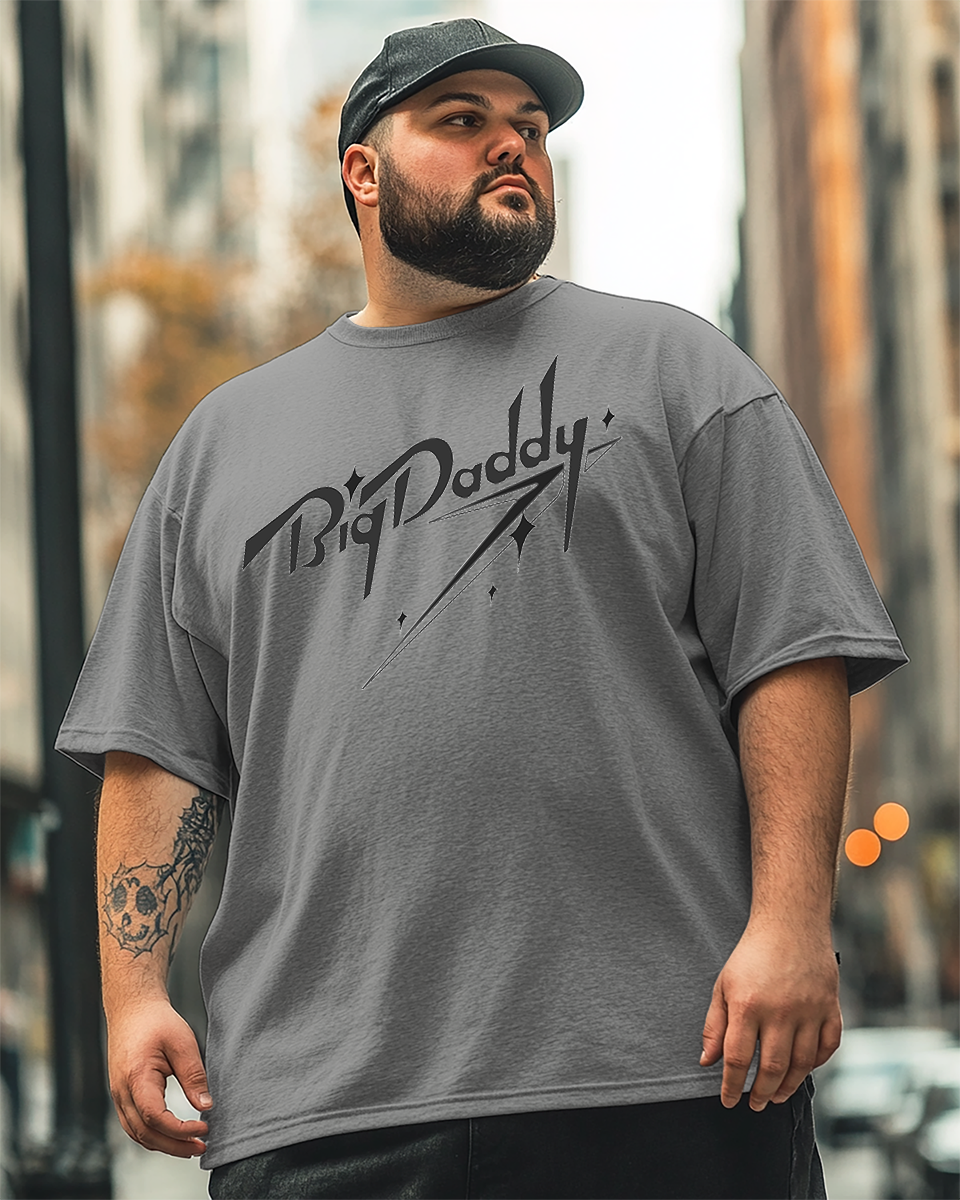 Big Daddy Men's Plus Size Short Sleeve T-Shirt