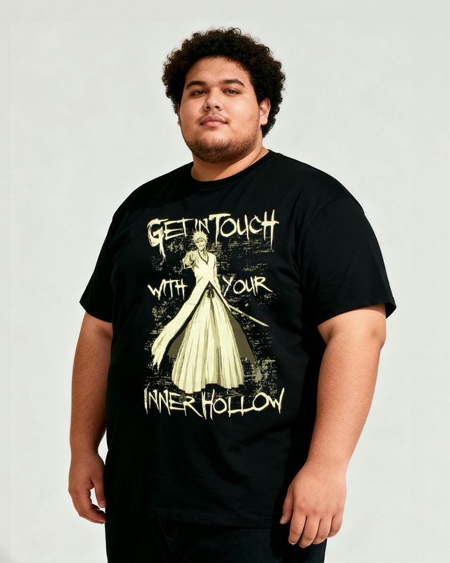BLEACH Ichigo Inner Hollow Men's Big & Tall Cotton T-shirt